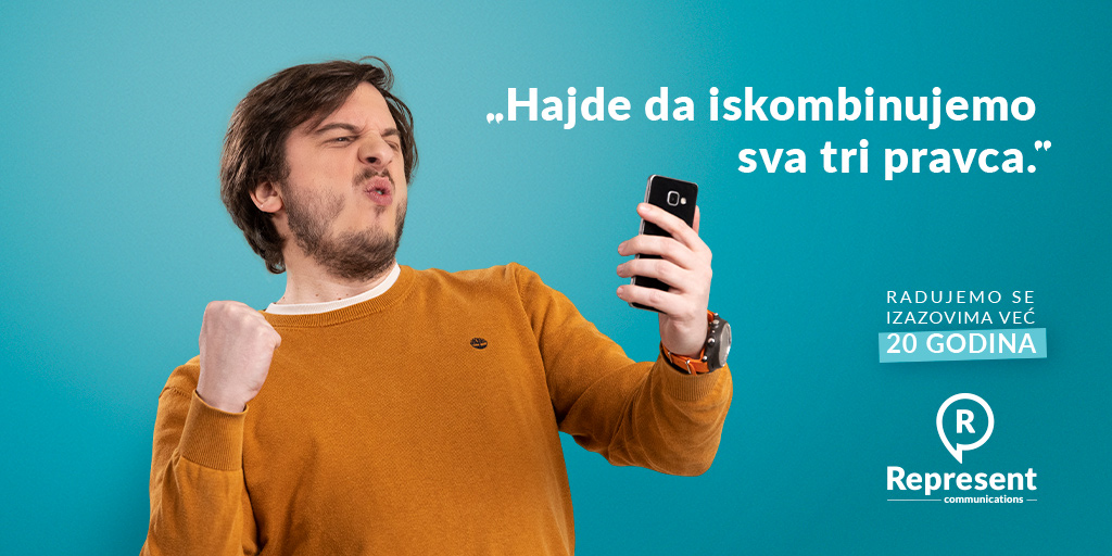 RepresentCom's tweet photo. Već dve decenije imamo pravi smer. #PRvih20 https://t.co/E1WhvFe5ks