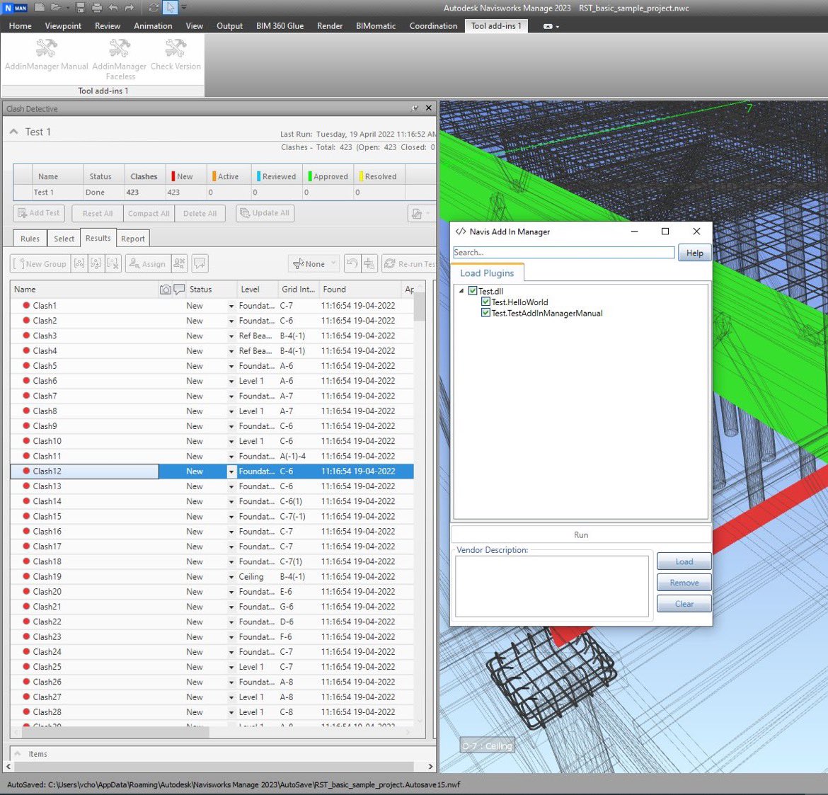 chuongmep's tweet image. Navisworks Addin Manager phublished  now 🤡 
Open Source : lnkd.in/gWeKbDQa