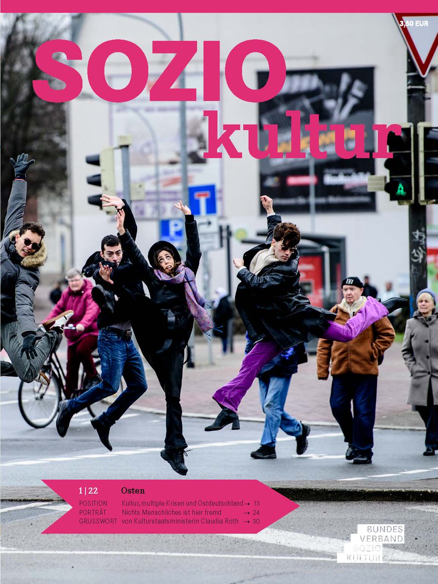 Die neue SOZIOkultur zum Thema OSTEN ist da!
Die Zeitschrift widmet sich der soziokulturellen Realität in den östlichen Bundesländern und zeigt ein buntes, dynamisches Bild, geprägt von Kreativität, Agilität und Resilienz.
soziokultur.de/produkt/zeitsc…
