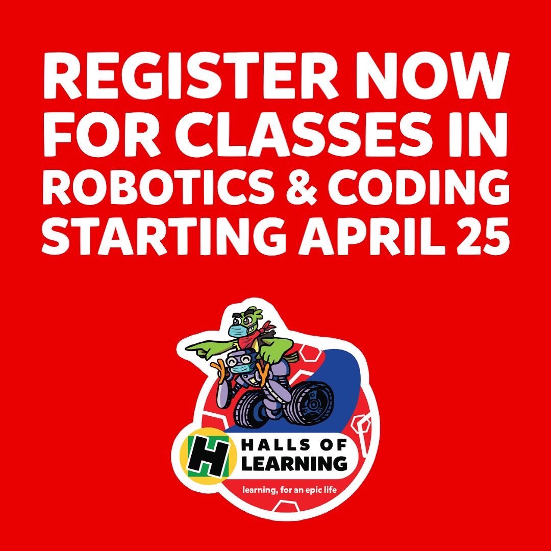 hallsoflearning's tweet photo. At @hallsoflearning, we teach children to build technology platforms of the future.
▫️
Register NOW for classes in Robotics &amp; Coding, starting April 25: https://t.co/H02Vf5XPZr
#robotics  #technology
#coding #computationalthinking #computerscience
#codejamaica #stem #education https://t.co/IO0U1TnIpH