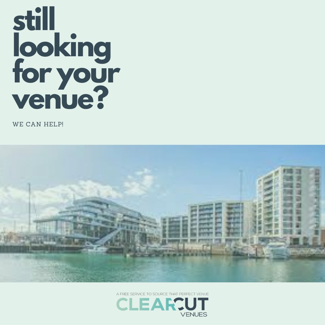 Still looking?  
We can help! #venuefinder