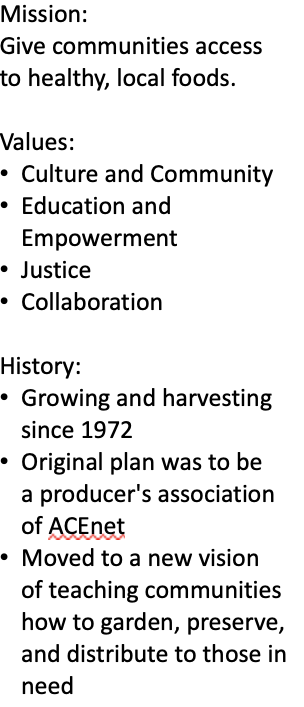 PBIOWriting's tweet photo. Community Food Initiatives in Athens, Ohio, gives students an awesome internship opportunity to learn more about sustainability and give back to those in need! Look at this overview to see what former intern Megan says CFI is about! #CFI #sustainability #internshipopportunities https://t.co/EOjHthB2zZ