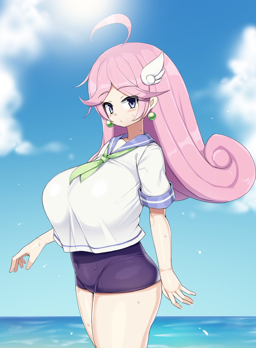 ぷよぷよ、スク水ラフィーナ。 