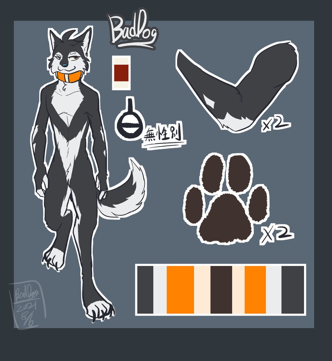 BadDog0214's tweet photo. Hi this is BadDog and here's my fursona
I'm a SFW furry artist from Taiwan
I can speak both Chinese and English
But on Twitter I would prefer to use English more

Excited to meet new friends here!! https://t.co/CiHJ8sYwHD