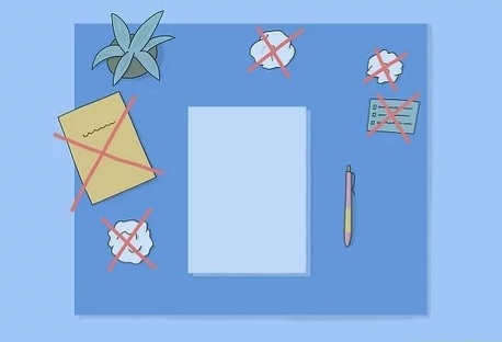 • Keep an organized space. 

Having an organized space will save you countless time when you need to...