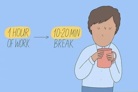 • Plug breaks into your schedule. 

Taking breaks is just as important as staying on task. https://t...