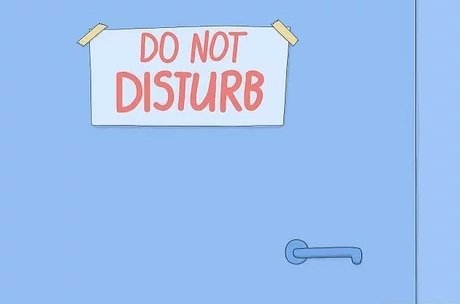 • Don't get distracted by other people. 

Though it may be tempting to socialize when you're suppose...