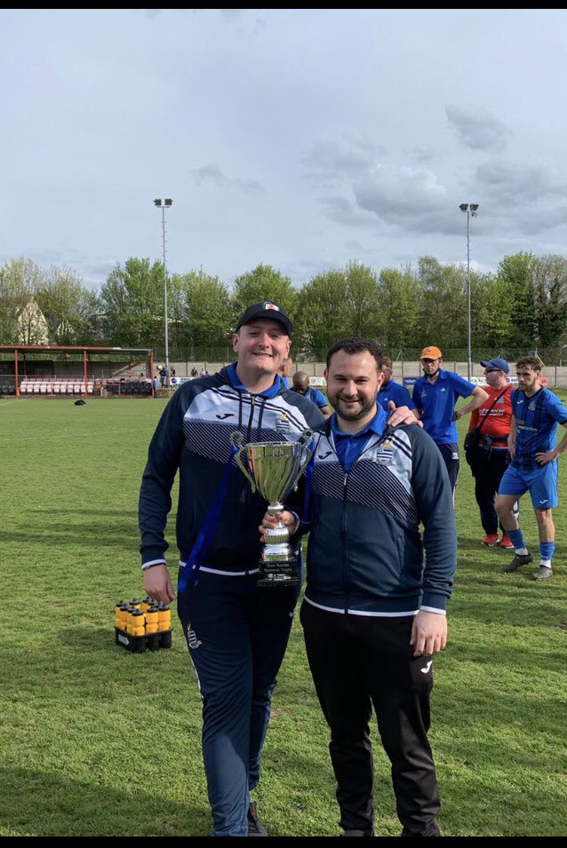Thank you for all the congratulations messages it was truly appreciated. We’ve had a great season and built a real good atmosphere around the club. Always nice to win silverware but even more special when it’s achieved in our first full season as managers.UP THE MOTORMEN 🏆💙🚙