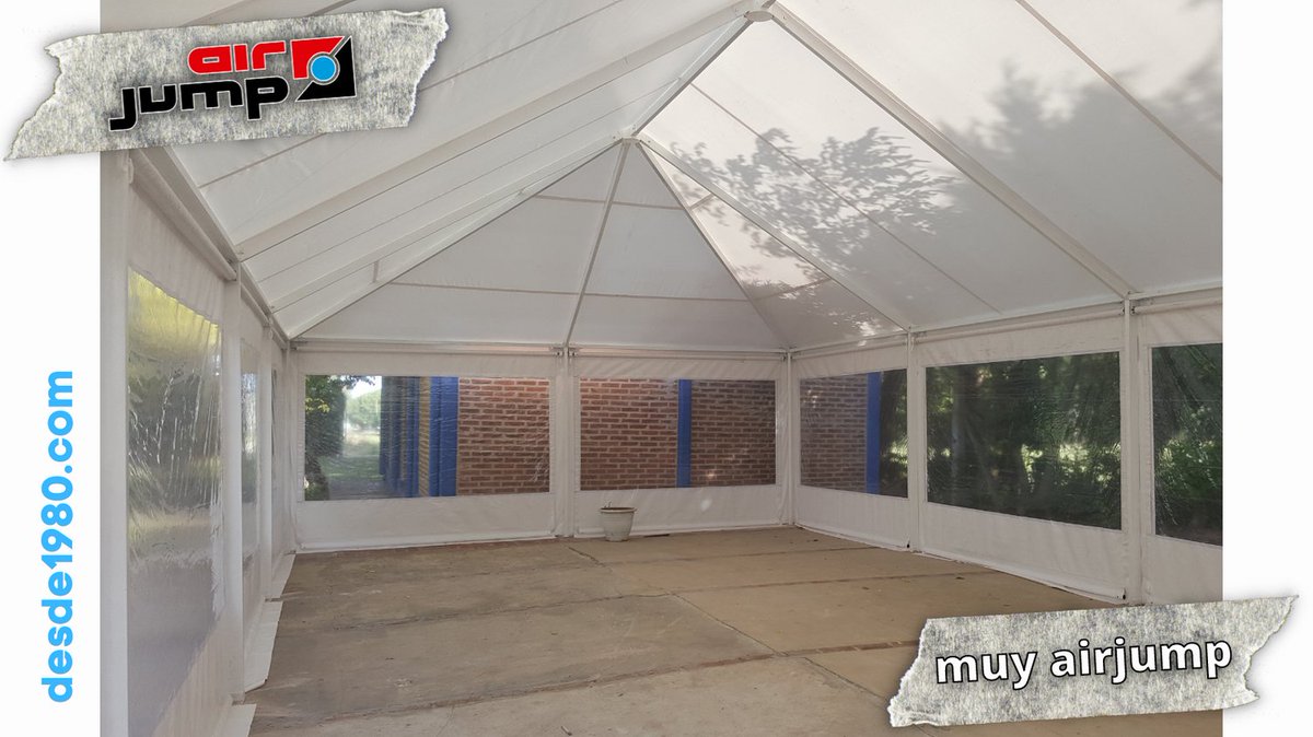 airjump_ar's tweet photo. Diseñadas para resistir fuertes vientos y fabricadas con una robustez única, nuestras Carpas Estructurales se caracterizan por sus lonas de techo perfectamente tensadas y la elegancia de cada detalle. #Carpas #CarpasEstructurales #Carpa #Globa #GlobasEstructurales #Globas https://t.co/uow8YdwcJw