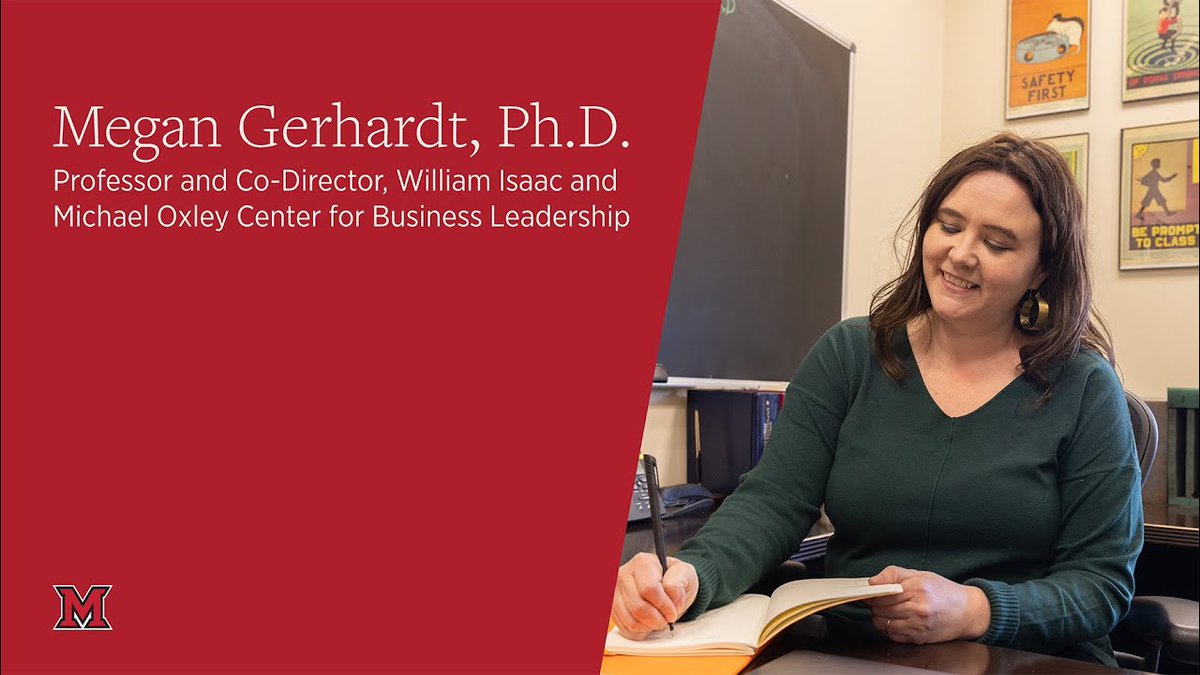 FarmerSchoolMU's tweet image. If you haven't seen it, be sure to catch @profgerhardt's video about Gentelligence and her research that @miamiuniversity created! ow.ly/K7nt50IMrf3 #MyFSB #MiamiOH