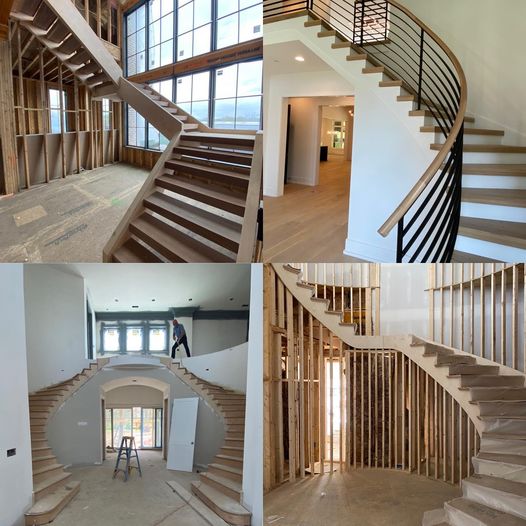Nashville is busy with lots of new installs going on. Check out some of the work taking place. Do you need a #staircase for the #newhome you are building? Work with the expert team at #SouthernStaircase to design, build and install a masterpiece focal point. #homebuilders
