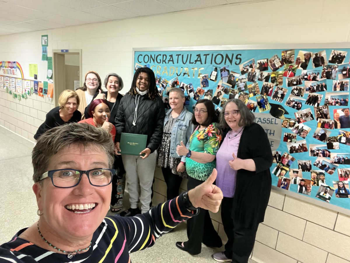 HCS_HAALC's tweet photo. Grad today, opportunities tomorrow. Congrats, NaShawn! #WeAreHCS @HamptonCSchools https://t.co/xbapHaAais
