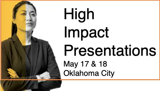 Refine your presentation skills with the world- renowned Dale Carnegie High Impact Presentations course. buff.ly/37lT3Wc

May 17 &amp; 18 in OKC