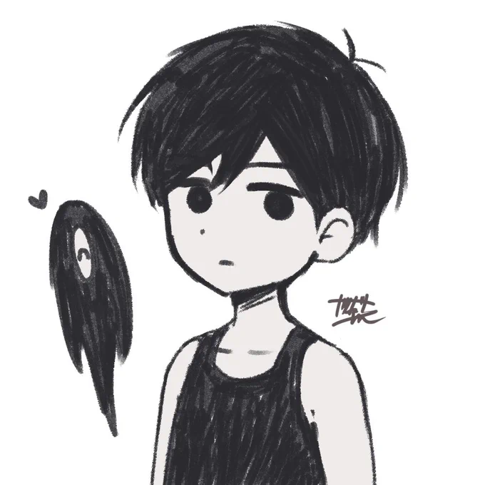 OMORI 
something怖いので公式のゆるキャラ化(?)ありがたい 