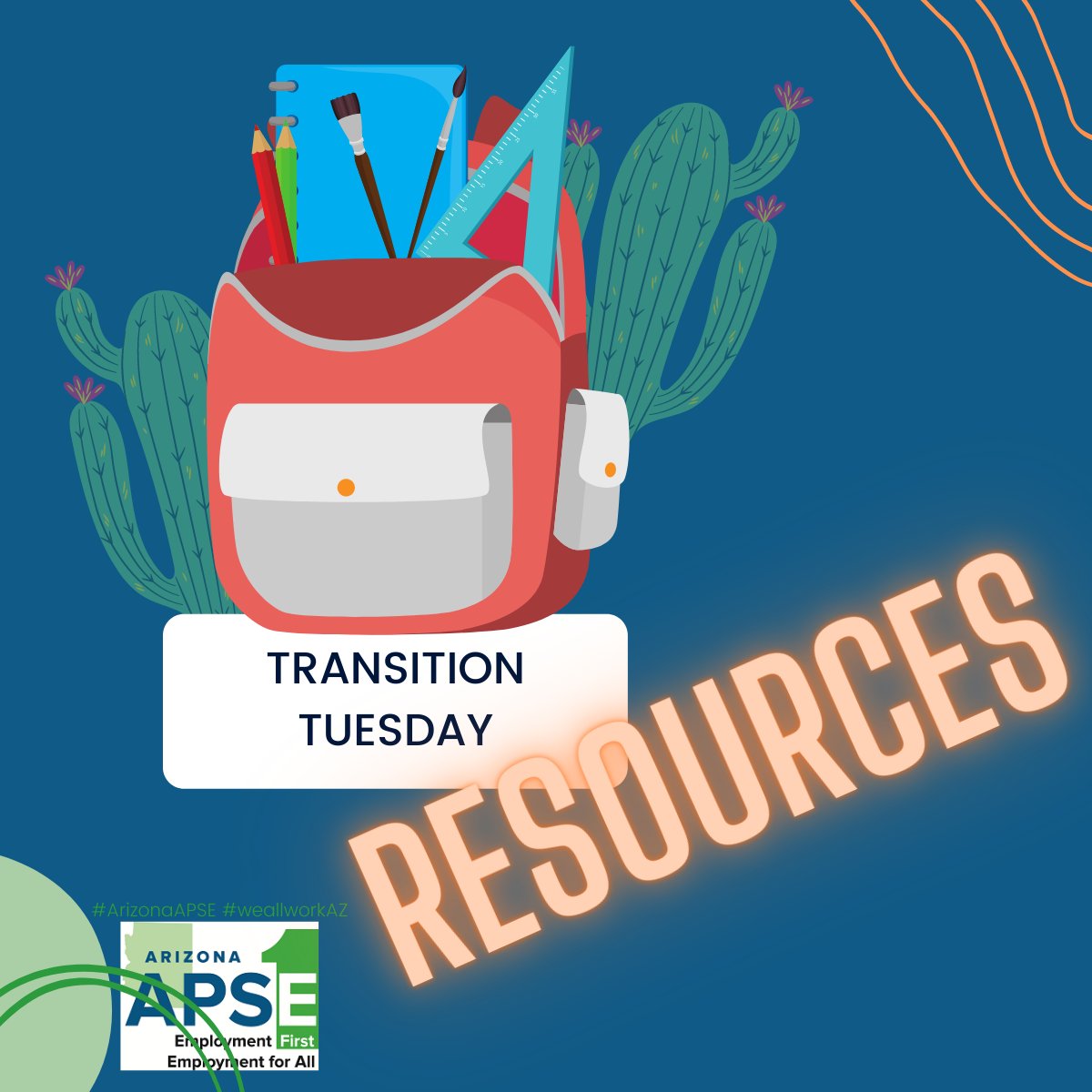 ApseAz's tweet photo. Last week, Arizona Community of Practice on Transition (AZCoPT) announced and shared their NEW Comprehensive "Navigating Life Transitions: Arizona's Transition" Resource Guide.
Link to guide: https://t.co/hxJH563qnp
#TransitionTuesday #ArizonaAPSE #weallworkAZ https://t.co/7yv9A2Ntif