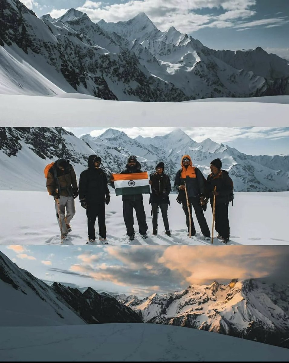 TrekkersofInd's tweet photo. There aren’t many treks that let one experience the raw grandeur of a Himalayan pass crossing. Connecting Har Ki Dun valley with Yamonotri, Bali Pass is an exhilarating trail

At 16,207 ft, it offers a 360 degree panoramic view of the Bandarpoonch, Kalanag and Swargarohini peaks https://t.co/s3atG1GpXC