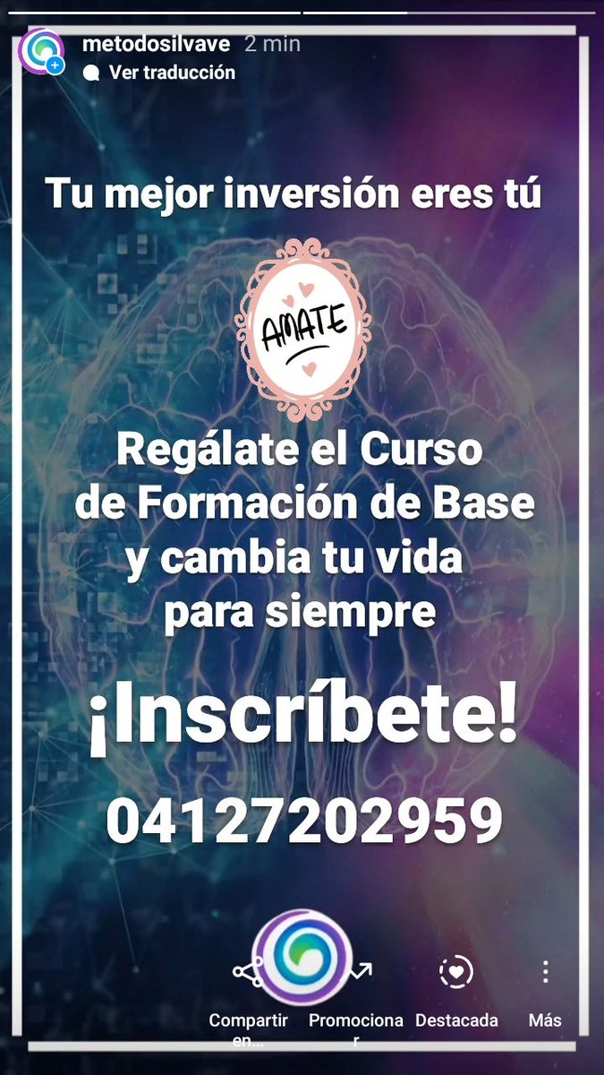 MetodoSilvaVE's tweet photo. #cursos #MenteSanaEnCuerpoSano #mente #técnicas #ámate #tú #Meditacion #meditar #inscríbete #WhatsApp #AHORA #MétodoSilva #MétodoSilvaVzla https://t.co/Kr7OfNNAdt