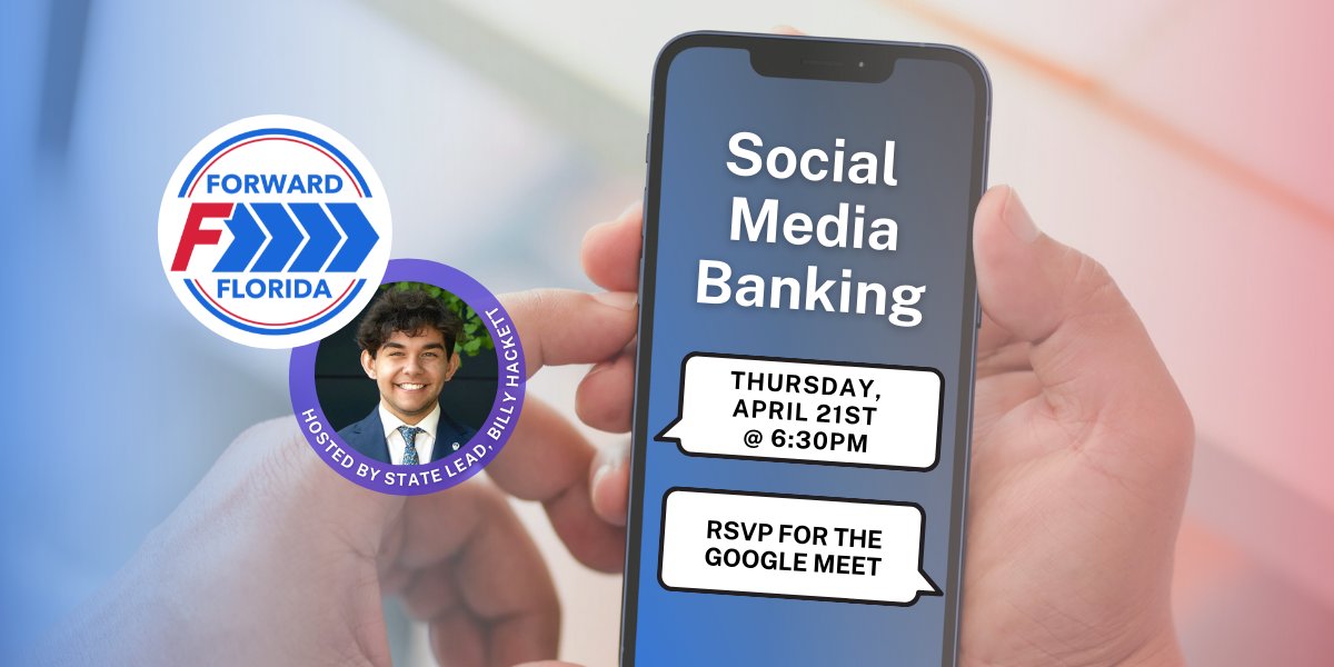 #Yanggang #Forwardists in #Florida...
Let's do some #socialbanking! Thurs @ 6:30pm via Google Meet, let's grow our tribe 😀👍🇺🇸❤️ #Linkinbio for more info