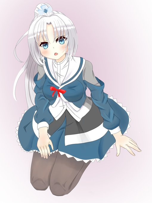 去年9月に初めて描いた芳乃と最近の芳乃 