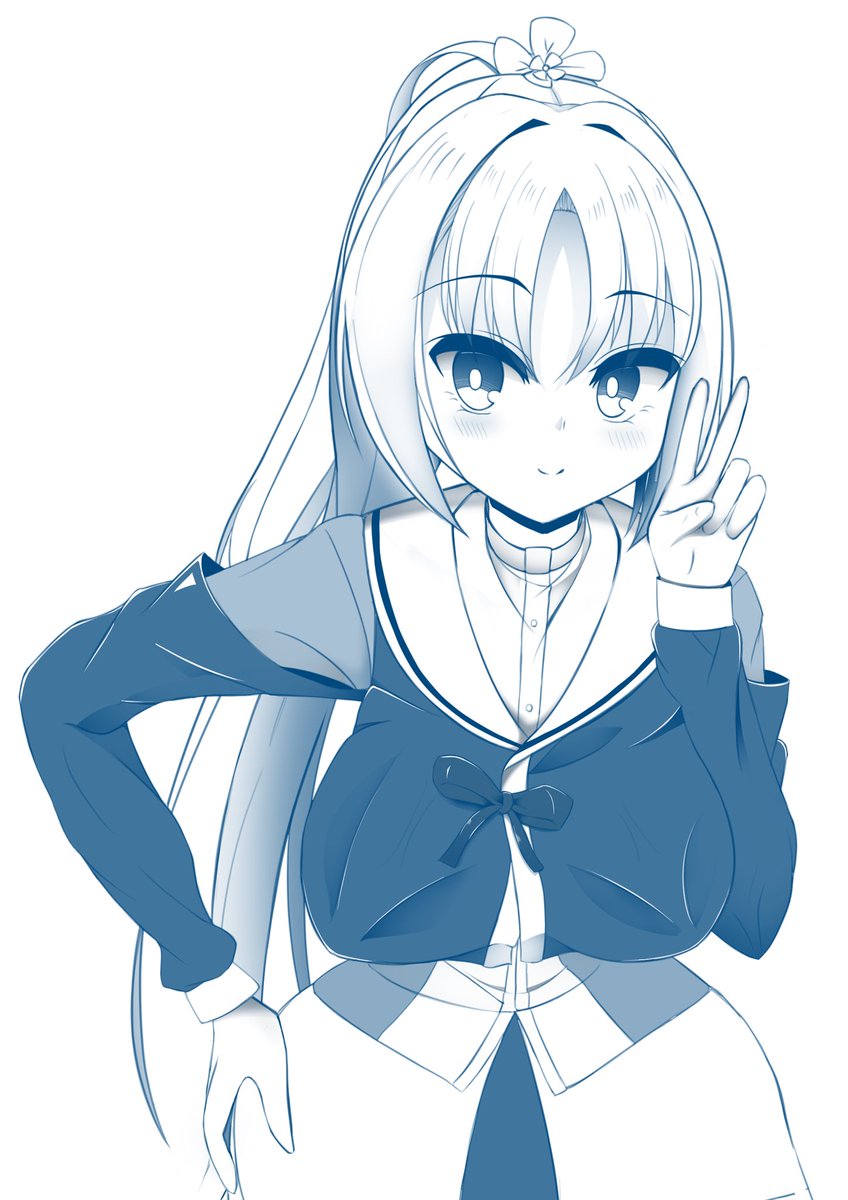 去年9月に初めて描いた芳乃と最近の芳乃 