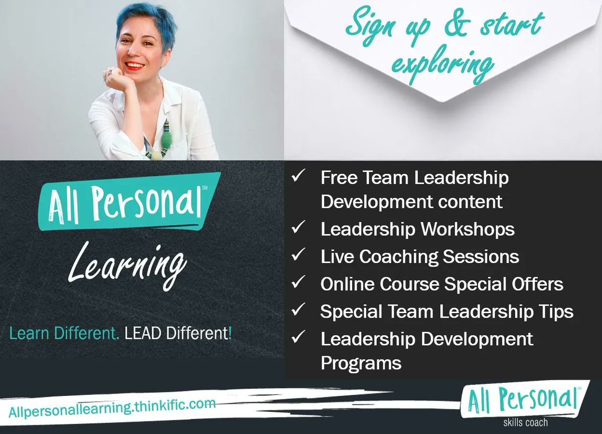 What day is today? It's Giving Tuesday!😃 And giving is All Personal, right?
Check the free team leadership content on the All Personal Learning platform to build your Dream Boss skills muscles and your Dream Team! allpersonallearning.thinkific.com/collections
#allpersonal #LeadershipDevelopment