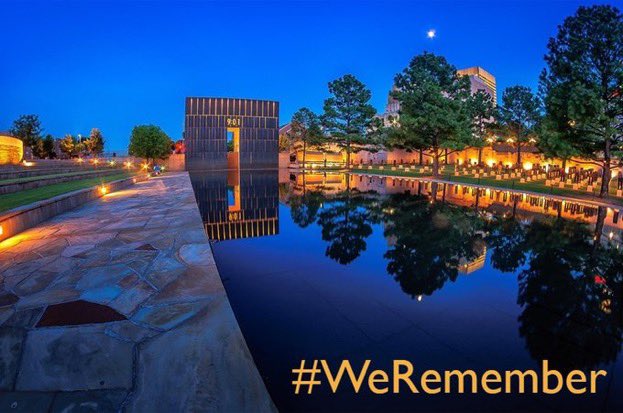 LtGovPinnell's tweet photo. Let us always remember, and carry on with the Oklahoma Standard demonstrated that day 27 years ago. #WeRemember https://t.co/GZRVZDzp9X