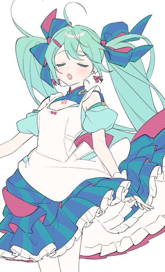 初音ミク 「最近描いたミクちゃん… 」|☆あめ飴☆のイラスト