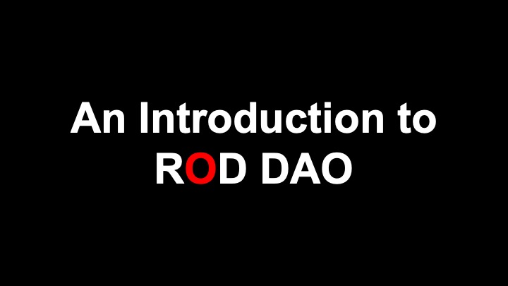 ROD DAO tweet media