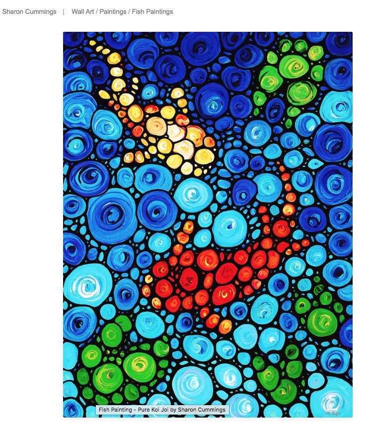Pure Koi Joi....#Koi #koifish #fish #fishyfriday #mosaic #art #artist #colorful #SpringForArt #ThisSpringBuyArt 
#BuyIntoArt GET IT HERE:  fineartamerica.com/featured/pure-…