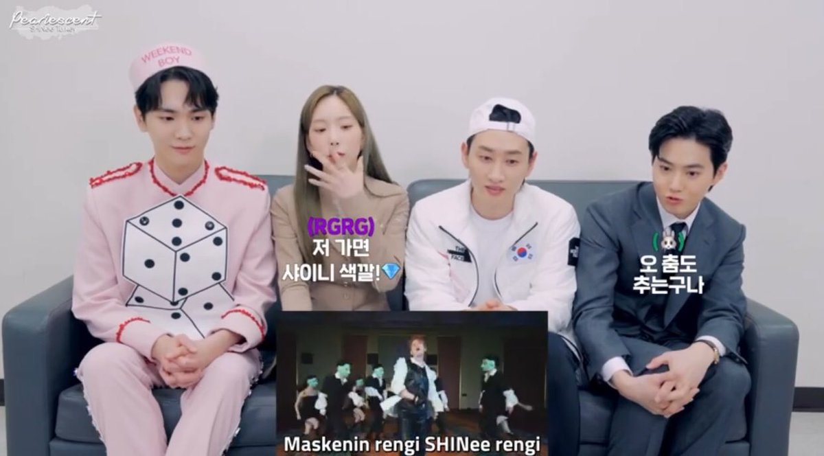 PearlSubs's tweet photo. [ÇEVİRİ] Key, Taeyeon, Eunhyuk ve Suho’nun DICE reaction videosu türkçe altyazılı olarak sizlerle!🎲

LINK: https://t.co/7UmAaPCrrm https://t.co/6ZCFWacN1T