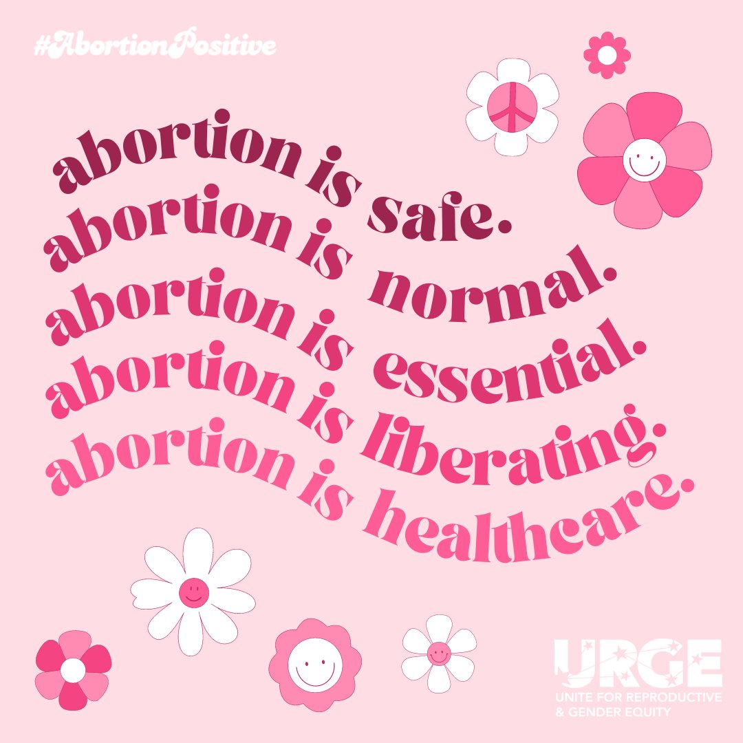 Abortion isn't always a difficult decision! There's no reason why someone should have to struggle before being deemed worthy of essential medical care!!! 💕 #AbortionPositive