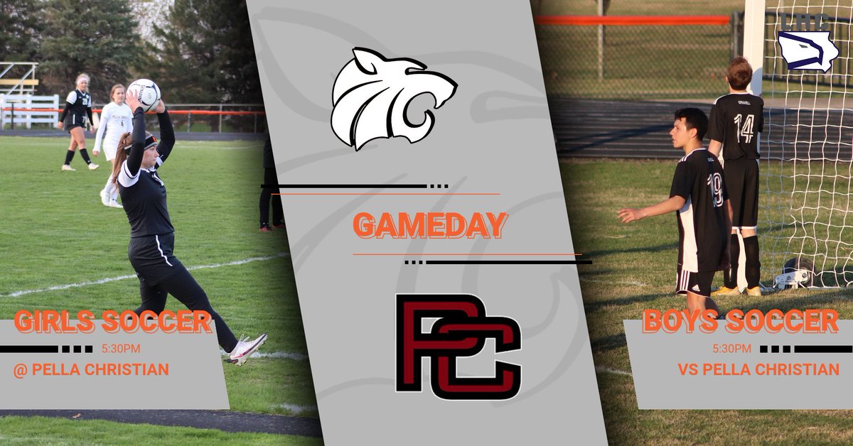 Grinnell Activities (@grinnell_ad) on Twitter photo Good luck to GHS Soccer today! Girls head to PC for a 5:30pm game, boys take on PC at home at 5:30!
Boys Game 🎟️vancoevents.com/BBNY
🖥️ tigerslsn.com
<a href="/PCEaglesAD/">Pella Christian AD</a> Good luck to GHS Soccer today! Girls head to PC for a 5:30pm game, boys take on PC at home at 5:30!
Boys Game 🎟️vancoevents.com/BBNY
🖥️ tigerslsn.com
<a href="/PCEaglesAD/">Pella Christian AD</a>