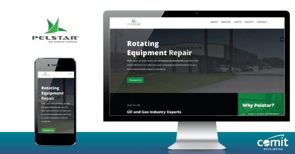 ComitDevelopers's tweet image. The #Comit team had the pleasure of redesigning and migrating Pelstar Mechanical Services' #AdobeBC site to a one-pager on #WordPress that offers a clean layout and a streamlined navigation for its energy clients. 

Check out the finished product! loom.ly/y06lJTA