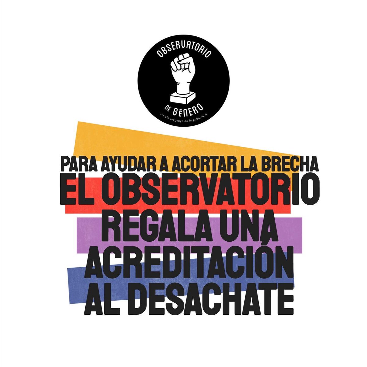 generoCUP's tweet photo. 👉 En Uruguay la brecha salarial es mayor al 25%. Y esa situación impacta en las oportunidades de desarrollo y capacitación de las mujeres.

💪 Para ayudar a acortar la diferencia, desde el Observatorio entregaremos una acreditación al #Desachate a una profesional o estudiante. https://t.co/ZLg2CKKxXx