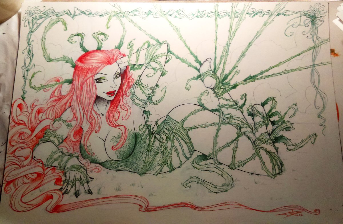 Thibault1984's tweet photo. π¨ VoilΓ la version finaleπ "Poison Ivy" au bic noir, rouge et vert, format A3 π₯
#poisonivy #poisonivymakeup #poisonivyedit #poisonivycosplay #dccomics #ivy #bic #pinup #pinuplife #pinuphair #pinuplook #pinupgram #pinupgirl #pinupstyle #ballpoint #ballpointart #ballpointpen https://t.co/CwQuesdbE5