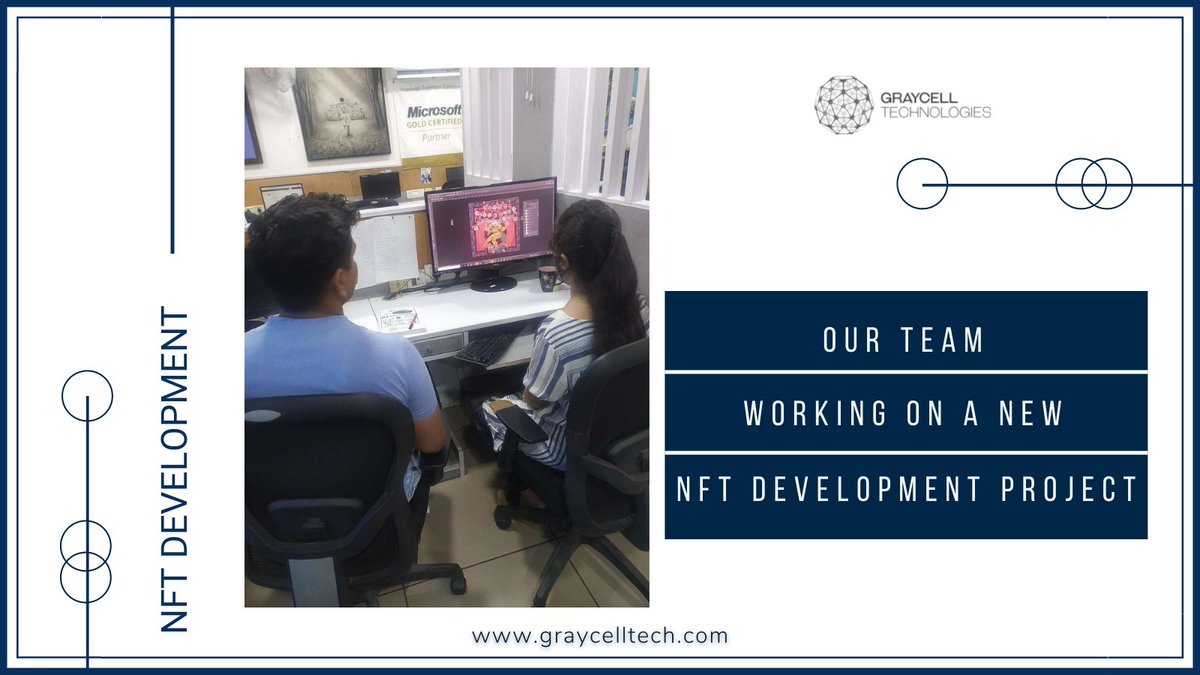 GrayCellTech's tweet photo. Our Team Working On A New NFT Development project.
#GrayCellTechnologies #nft #nftdevelopment #nftdevelopmentcompany #nftdevelopmentservices #nftdeveloper #nftdevelop #nftrpoject #nftwork #nftwork https://t.co/7Hwz8TVerH