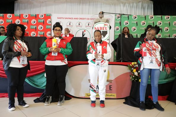 _cosatu's tweet photo. #SADTU Free State Conference is conducting the candle lighting in honour of the #educators who passed away at Parys #ProvincialConference @OFMNews9497 https://t.co/45zXw9zvml