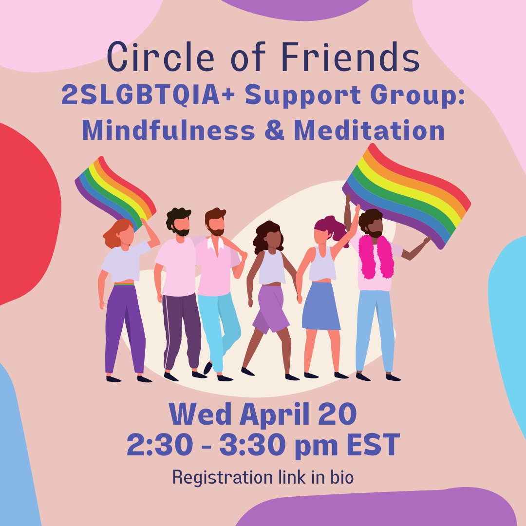 CentennialEDU's tweet photo. Questioning, concerned, or just want to talk? Join us tomorrow for a meditation session to clear your mind and lighten the burden! This group is for anyone in the 2SLGBTQIA+ community or anyone feeling unsure about their identity. 👉 https://t.co/hQTAIHQNSx https://t.co/yCOMzSQoD7