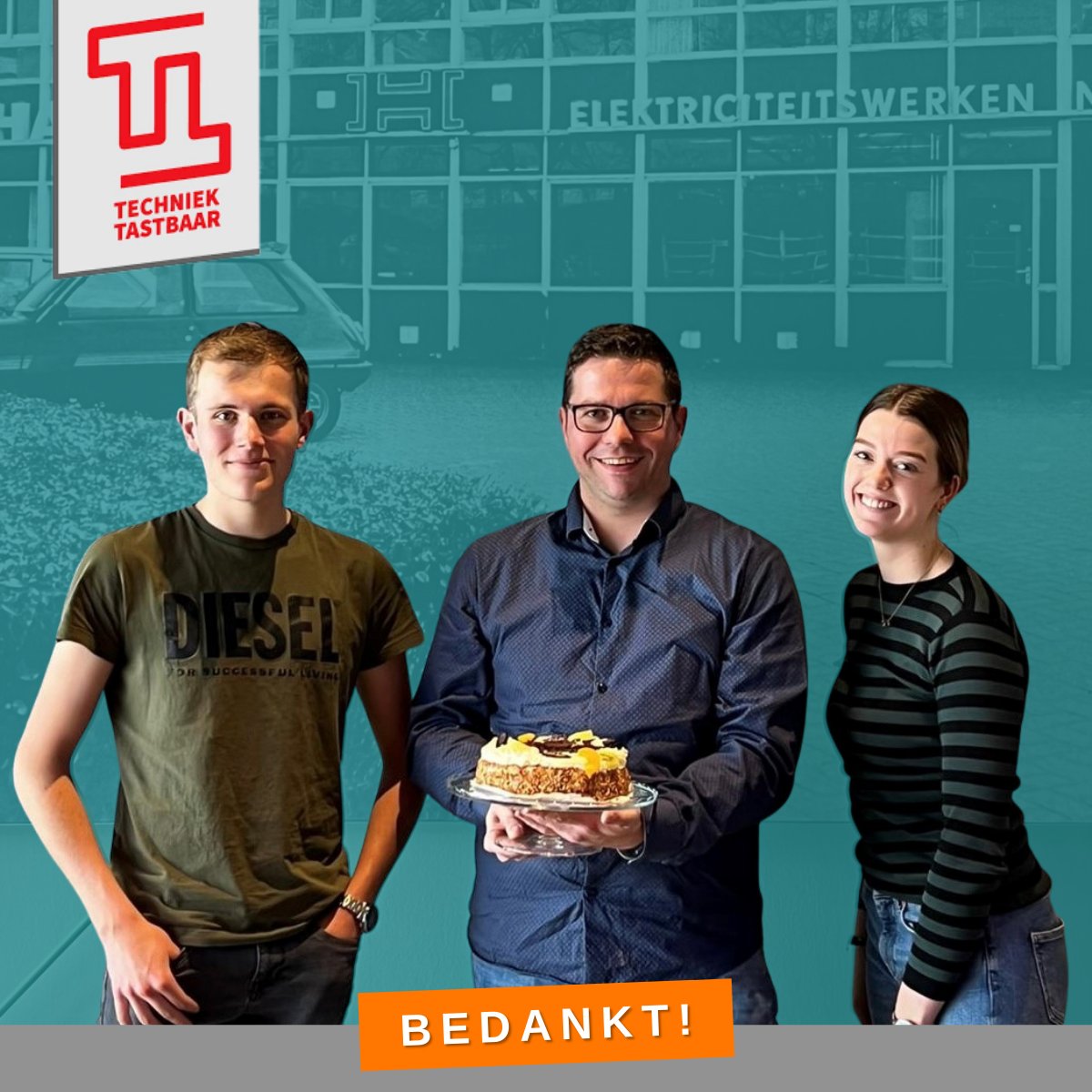 Bedankt Techniek Tastbaar dat wij mochten deelnemen aan dit geslaagde evenement! Vorige week stonden wij op Techniek Tastbaar in Assen. Een evenement waar de jeugd kennis maakt met de wereld van techniek. Deze taart werd zeer gewaardeerd en we hebben er heerlijk van gegeten. 😉🎂