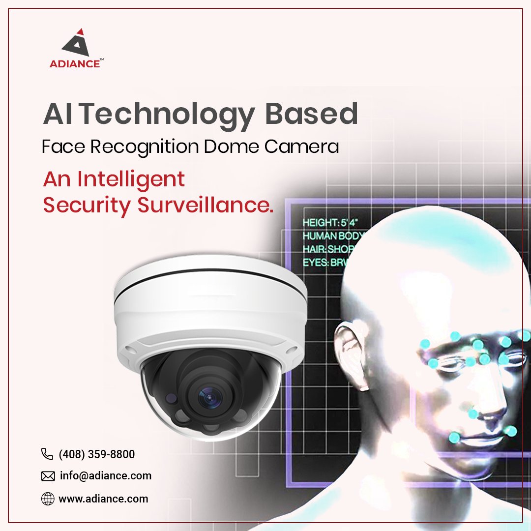 adiancetech's tweet photo. Face Recognition Dome Camera - Specially Design to Capture a Clear Face of a Thieves
.
Learn more: https://t.co/WsqmF6ihbI
.
#facerecognitioncamera #edgeaifacerecognition #edgeaicamera #adiance #cctvcameramanufacturer #ai #cctvcamera #securitysurveillance #trend #viral #cctv https://t.co/Eb9p4iyNcx