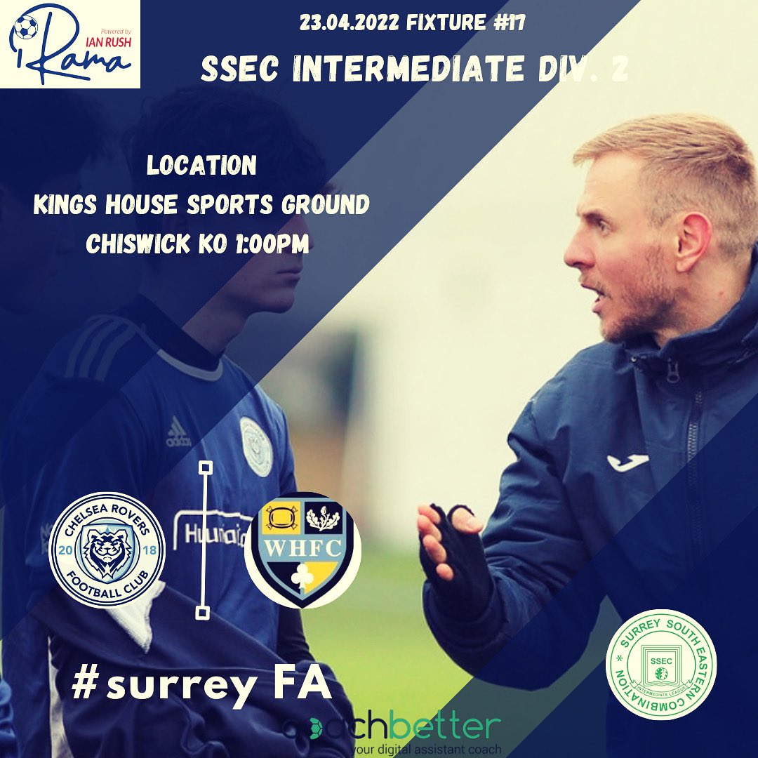 Chelsea Rovers Football Club (@chelsearoversfc) on Twitter photo An important game this weekend with a must win against <a href="/WoodHydeFC/">Woodmansterne Hyde</a> who will have something to say about it!
COYR!!! 🔥🔥🔥
@PodcastSelk
<a href="/ssecleague/">Surrey South Eastern Combination</a> An important game this weekend with a must win against <a href="/WoodHydeFC/">Woodmansterne Hyde</a> who will have something to say about it!
COYR!!! 🔥🔥🔥
@PodcastSelk
<a href="/ssecleague/">Surrey South Eastern Combination</a>