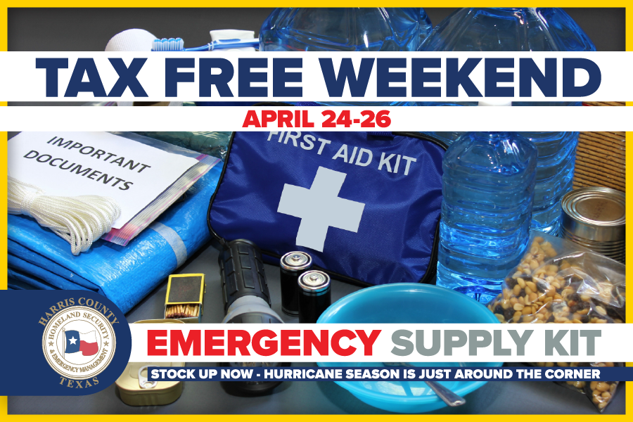 Speaking of taxes… Emergency Supply Tax Free weekend starts this Saturday! Take advantage of this opportunity and stock up on these qualifying emergency supplies:

 • Batterie 
 • Smoke detectors 
 • First aid kits, etc. 

Find the complete list here: bit.ly/2JinDiq