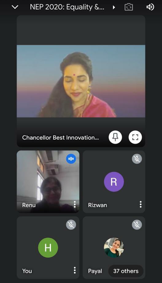V_Rupa's tweet photo. Great to see enthusiasm and immense interest in faculties and institutions for understanding newer pedagogies for seamless integration of NEP'2020.

Spoke on “Reinventing equality and Quality in Higher Education"at the FDP of ABESIT Institutions from UP.

@DishaBharat @Abesitgzb https://t.co/XGhCYN2XZE