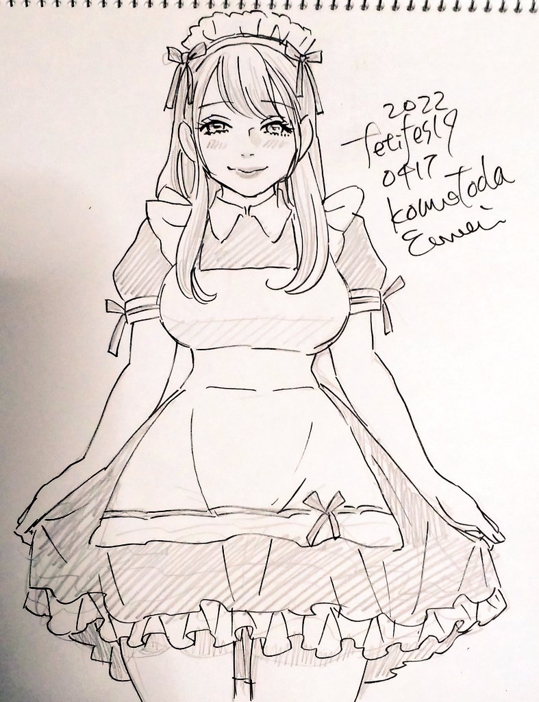 #フェチフェス19
#フェチフェス 
#コミック似顔絵
会場スケッチ。
ジューン・ラブジョイさん…
下半身大きい子ド性癖なんです…
ふええ好き… 