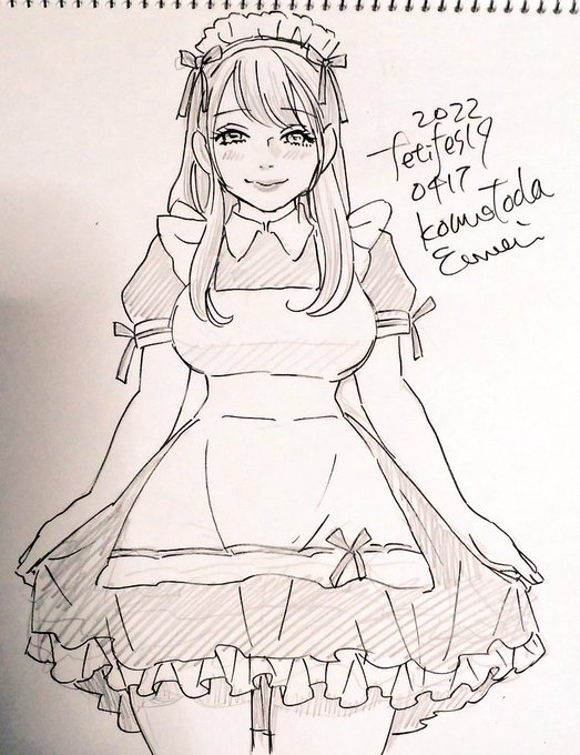 #フェチフェス19#フェチフェス #コミック似顔絵会場スケッチ。ジューン・ラブジョイさん…下半身大きい子ド性癖なんです…ふええ好き… 