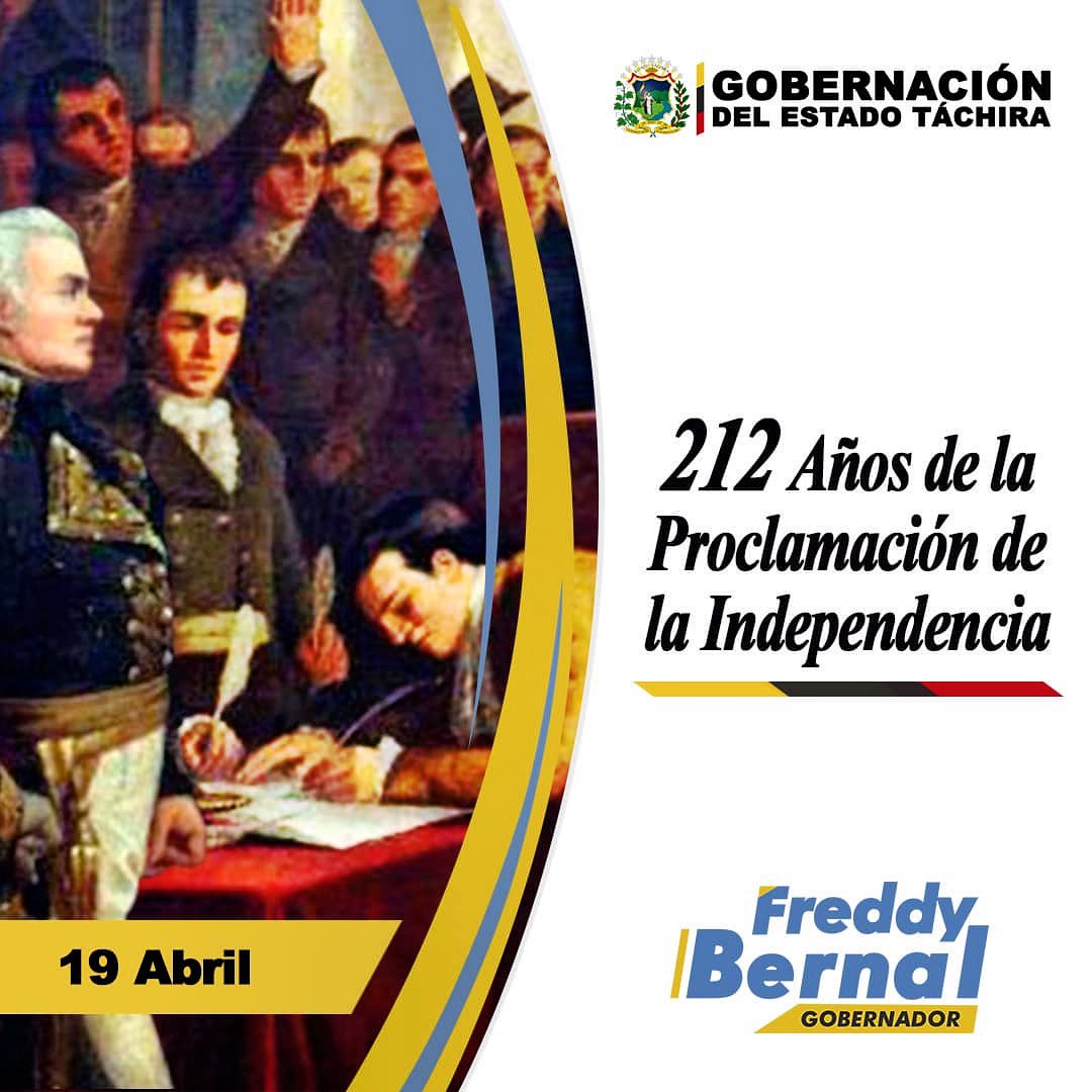 A 212 años de la Revolución del 19 de Abril de 1810, Venezuela mantiene firme su voluntad y decisión de no arrodillarse a ningún imperio. Seguiremos siendo una Patria Libre, Soberana e Independiente, afianzando los ideales del Libertador Simón Bolívar.

#GritoAntiimperialista
