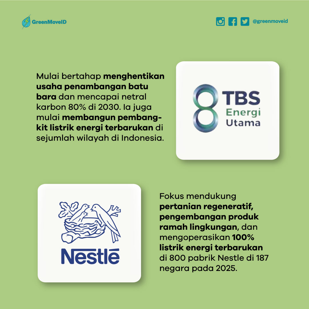 greenmoveid's tweet photo. #Greenmovers, ada yang hijrah nih, siapa lagi kalo bukan para pengusahaa. Kalo gini kan enak ya liatnya, transisi energi pun makin berkah.

Jangan ada mafia atau tumbal, semoga transisi energi berjalan sebagaimana mestinya, setuju? https://t.co/AKI5wej5zy