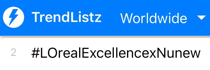 zeenunew's tweet photo. เก่งมาก งานเดี่ยวงานแรก แต่หนูโฟลว์มาก 🎉👏🏻

ที่ 1 Thailand 🇹🇭 
ที่ 2 Worldwide 🌍

งานแรกก็ติดเทรนด์โลก ภูมิใจและดีใจกับหนู 🥰
#LOrealExcellencexNunew @CwrNew https://t.co/ig1hWPktWE