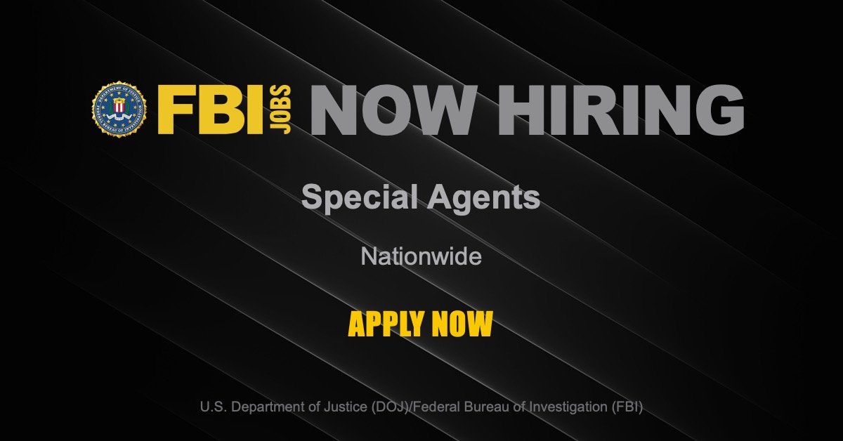 The world is changing – and we're looking for experts in foreign relations and national security to help us navigate it. #FBIJobs #SpecialAgents 

ow.ly/Nx0250HgsgF