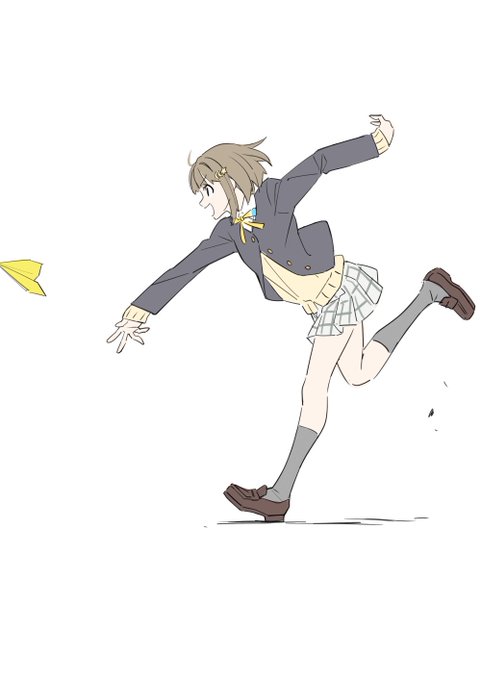 「pleated skirt yellow bowtie」 illustration images(Latest)｜4pages